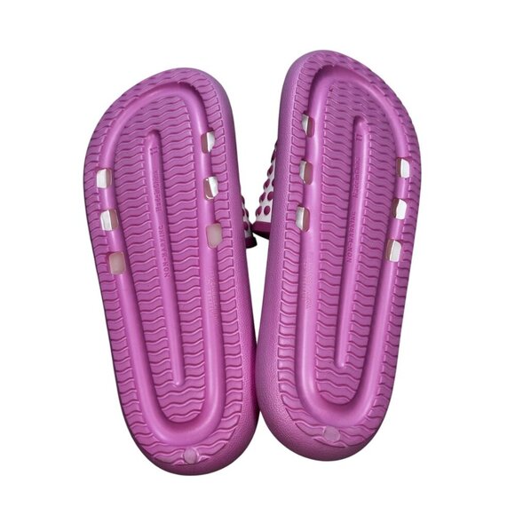 Sanrio Hello Kitty Pink Slides Sandals 11 Women Polka Dots Girly Fem - Picture 5 of 6